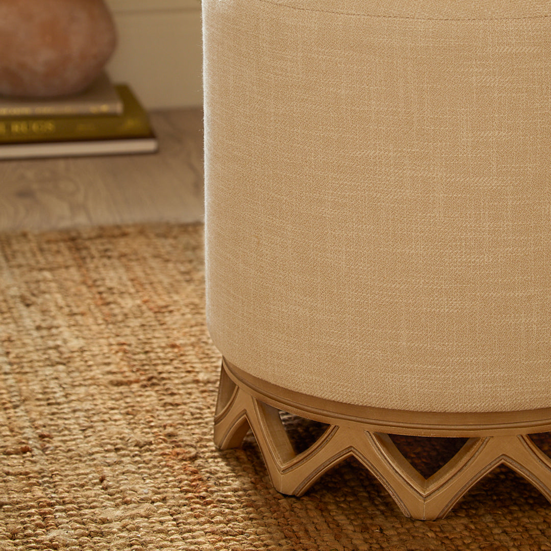 CLARA FOOTSTOOL FRAME OAK