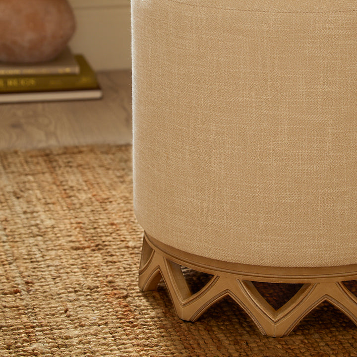 CLARA FOOTSTOOL FRAME OAK