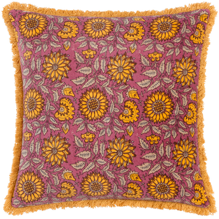 CLARENDON 50X50 CUSHION CASE PLUM