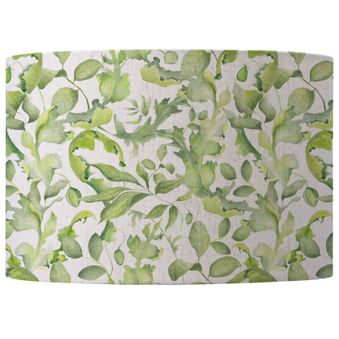 CLAUDIA CREAM EVA 30CM LAMPSHADE GREEN