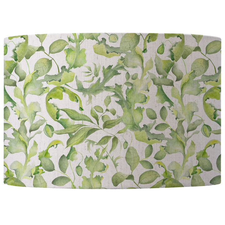 CLAUDIA CREAM EVA 30CM LAMPSHADE GREEN