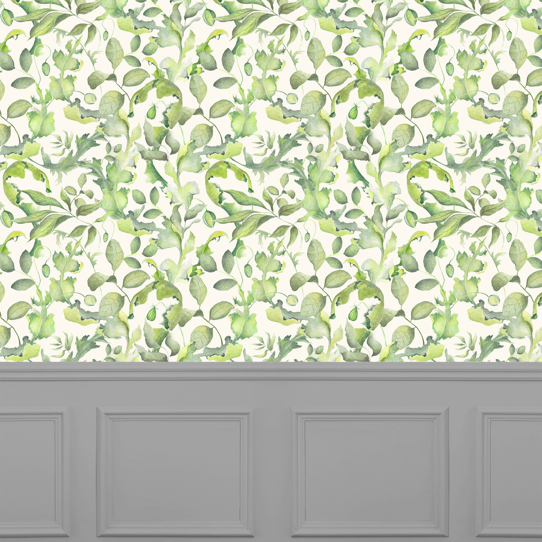 Claudia Wallpaper Cream Sample - image 2