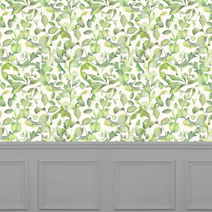 Claudia Wallpaper Cream Sample - image 2