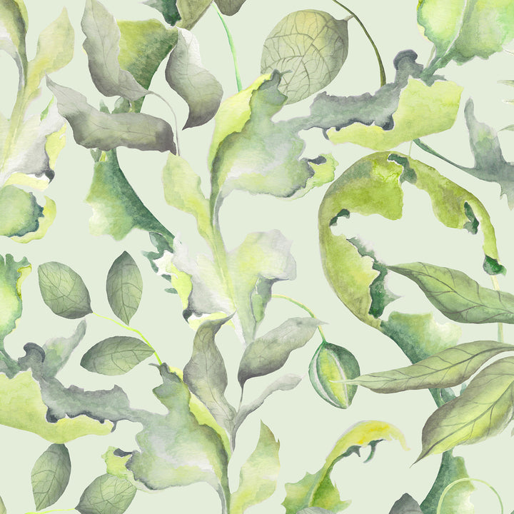Claudia Wallpaper Sage Sample - image 3