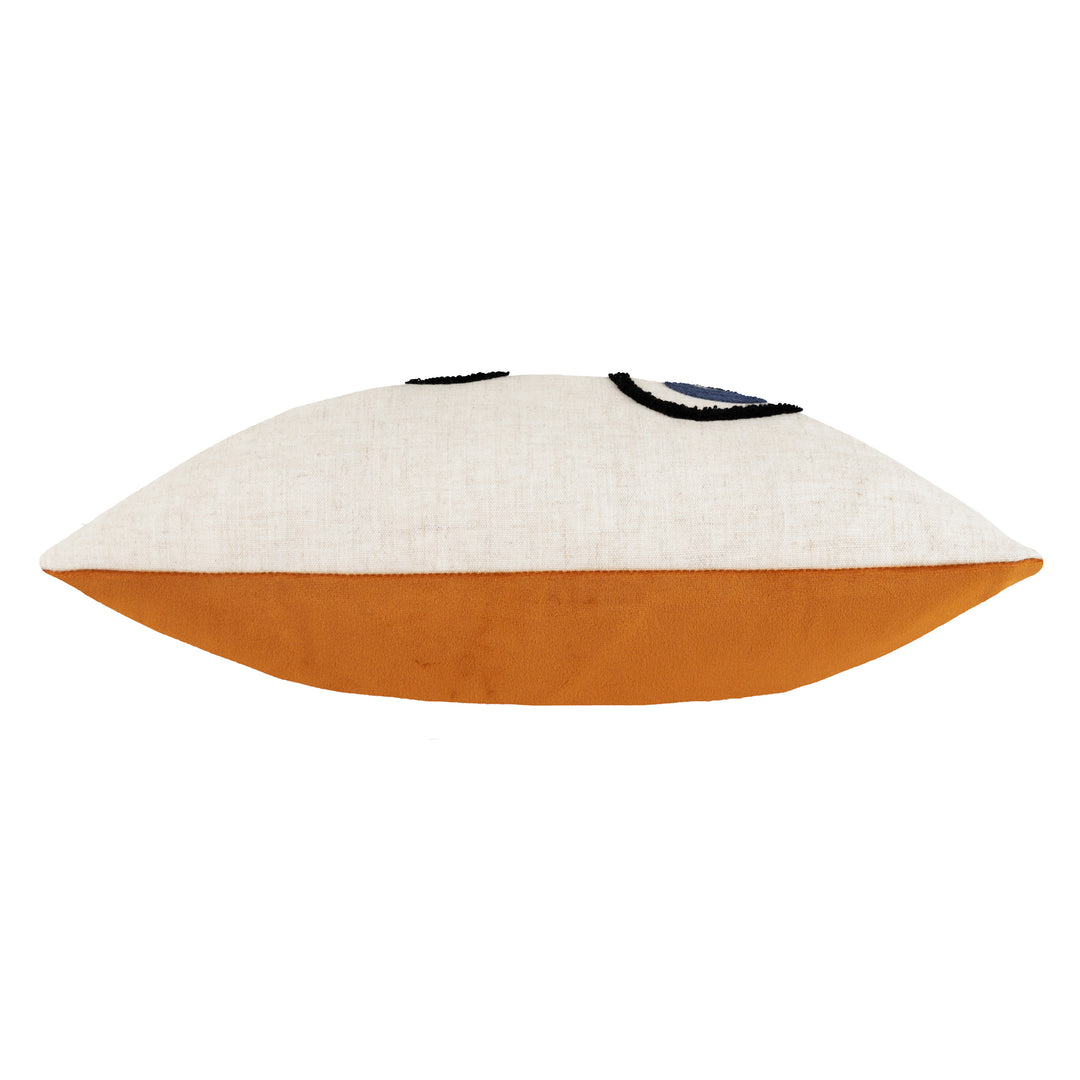 CLEO 45X45 CUSHION CASE GINGER/NAVY