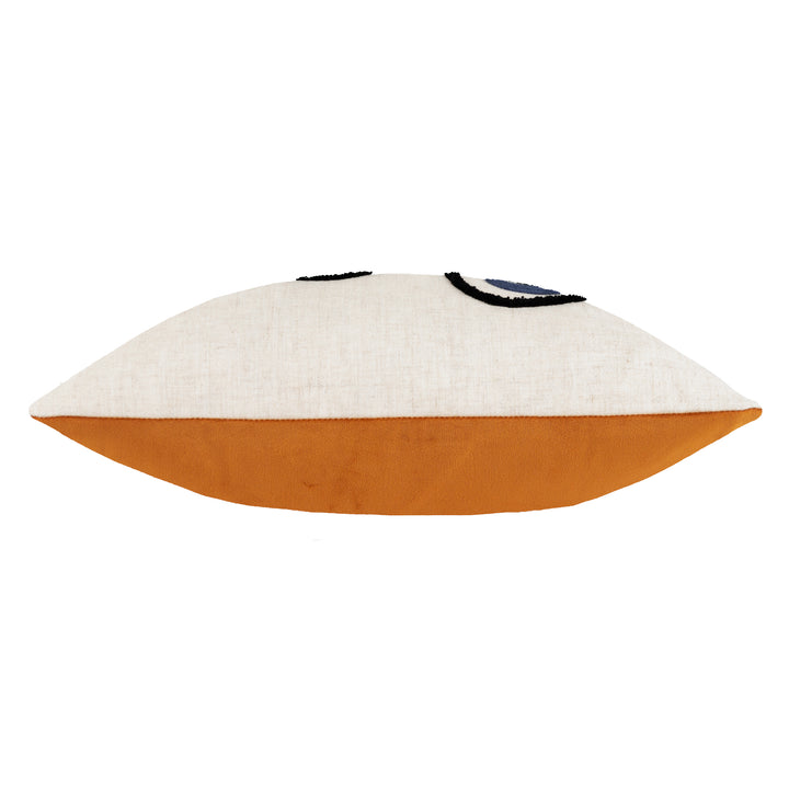 CLEO 45X45 CUSHION CASE GINGER/NAVY
