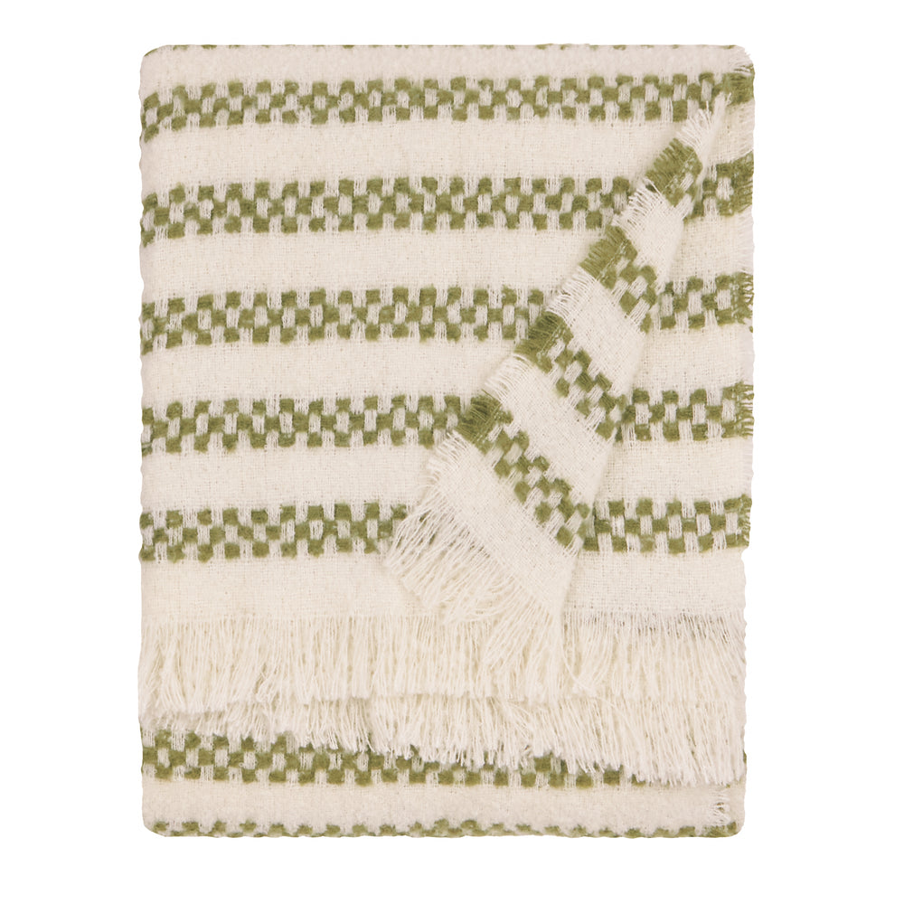 Clyne 130x180 Throw Olive - image 2