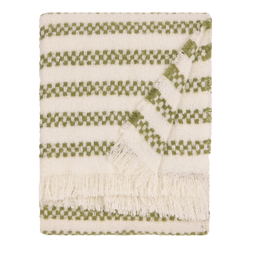 Clyne 130x180 Throw Olive - image 2