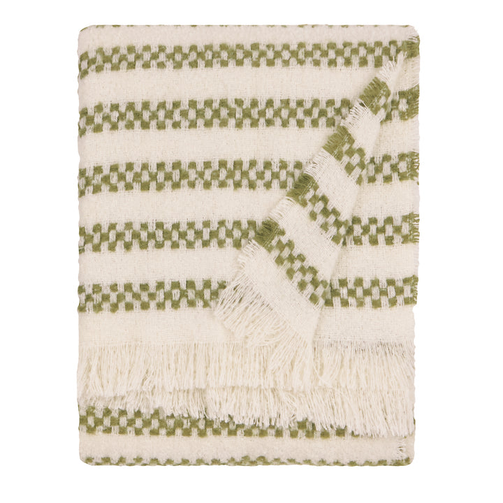 Clyne 130x180 Throw Olive - image 2