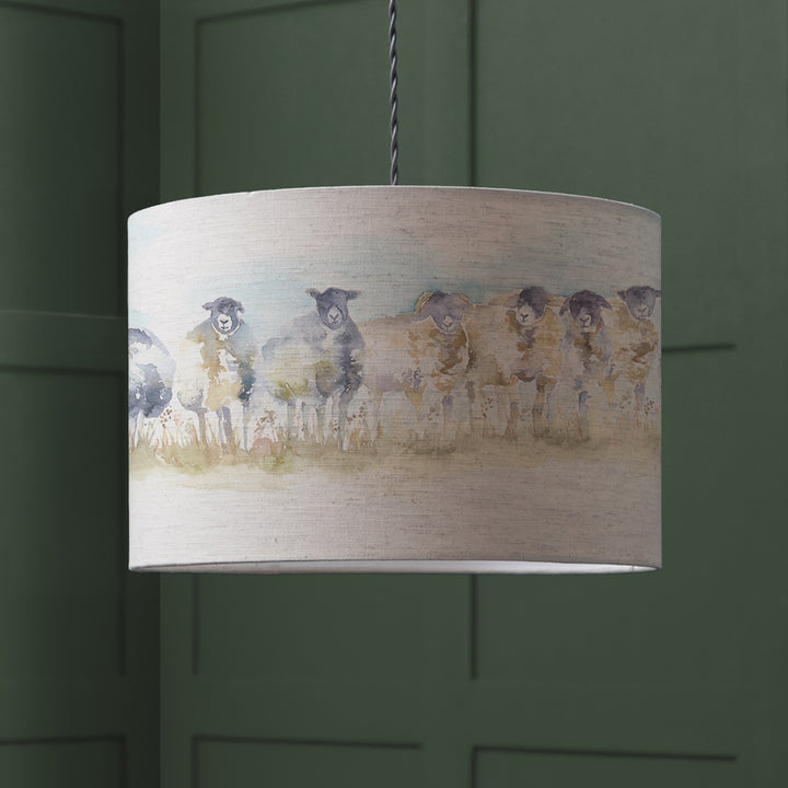 COME BY EVA 40X25CM LAMPSHADE LINEN