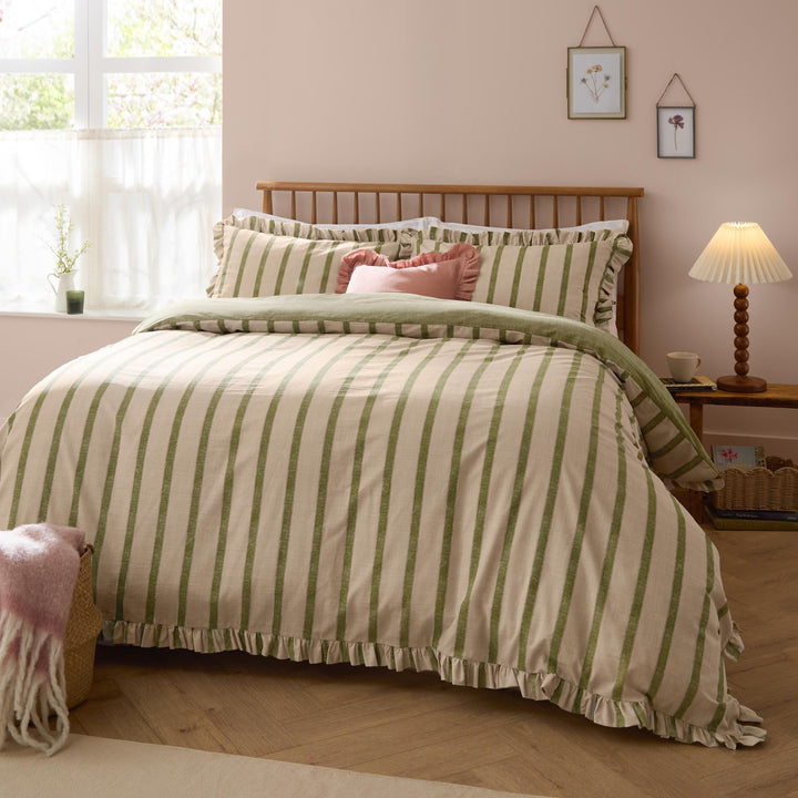 Connie King Duvet Set Olive