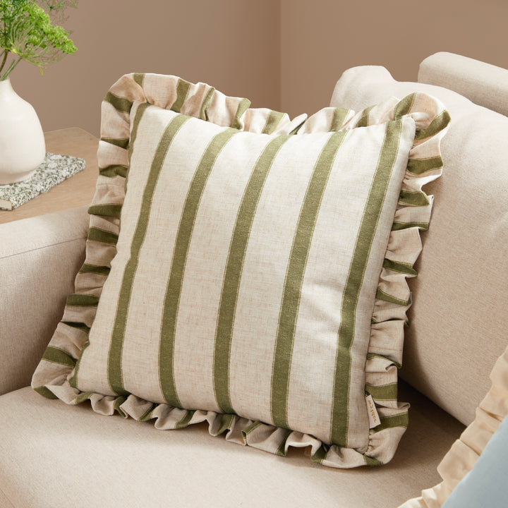 Conniesquare 45x45 Cushion Case Olive