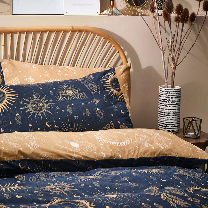 Constellation Double Duvet Set Gold/Navy - image 3
