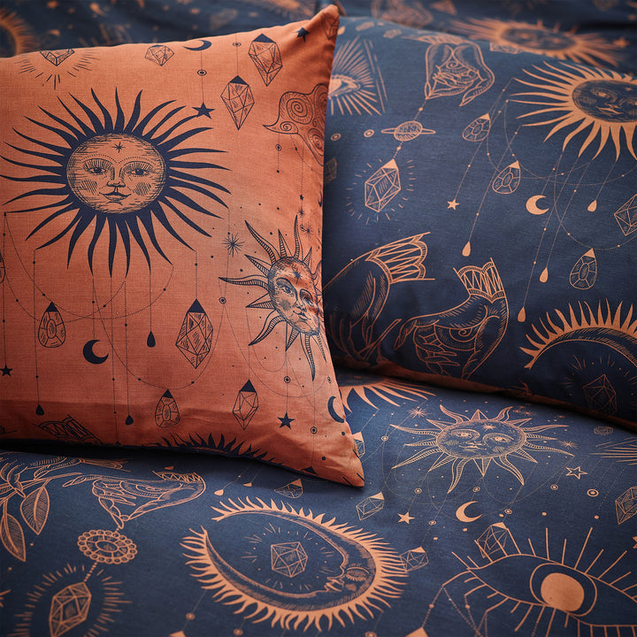 Constellation King Size Duvet Set Bronze/Navy - image 4