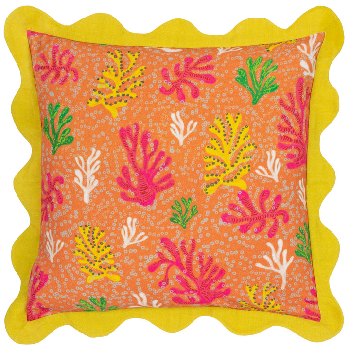 CORAL 50X50 CUSHION CASE CITRONELLE