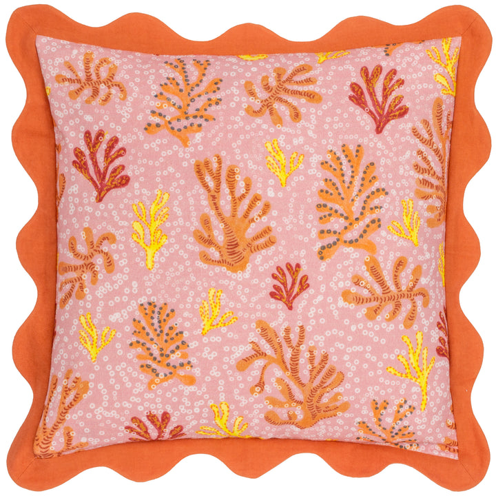 CORAL 50X50 CUSHION CASE SANDY PINK