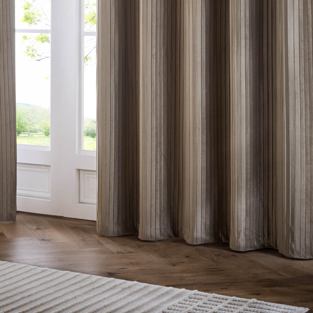 Corinthian 167x228 Eyelet Curtains Mink - image 5