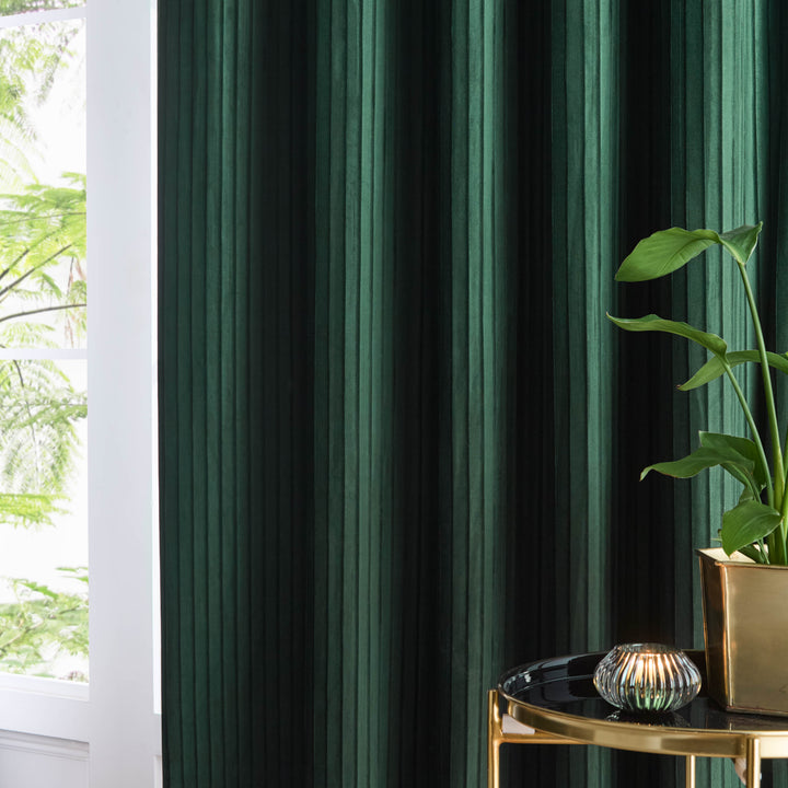 CORINTHIAN 228X137 EYELET CURTAINS FOREST