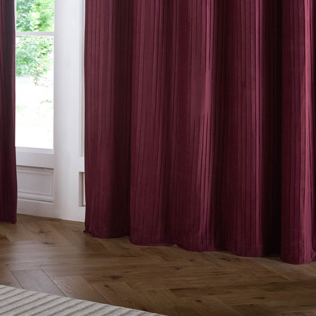 Corinthian 117x182 Eyelet Curtains Merlot - image 5