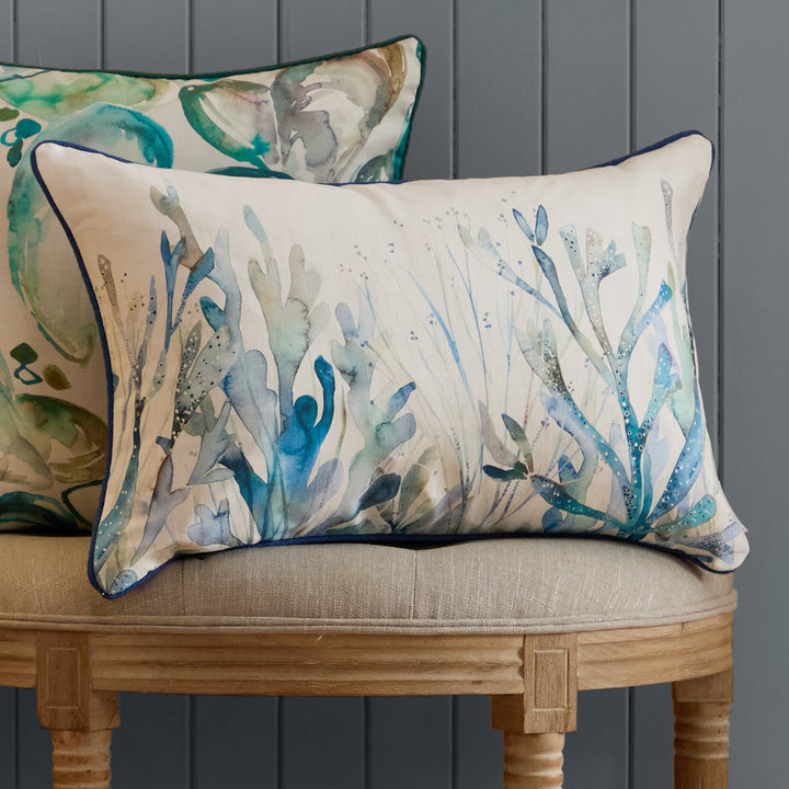 CORAL REEF 40X60 CUSHION CASE COBALT
