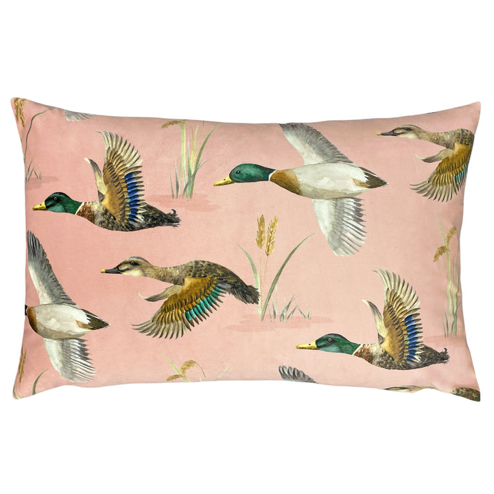 COUNTRY DUCK POND 40X60 CUSHION CASE BLUSH