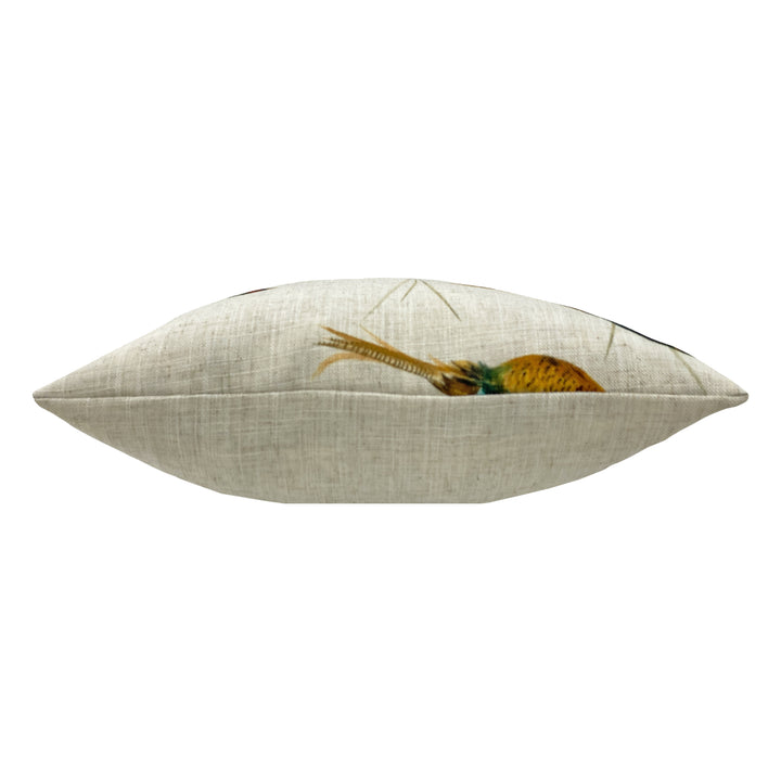 COUNTRY FLYING PHEASANTS 43X43 CUSHION CASE MULTI