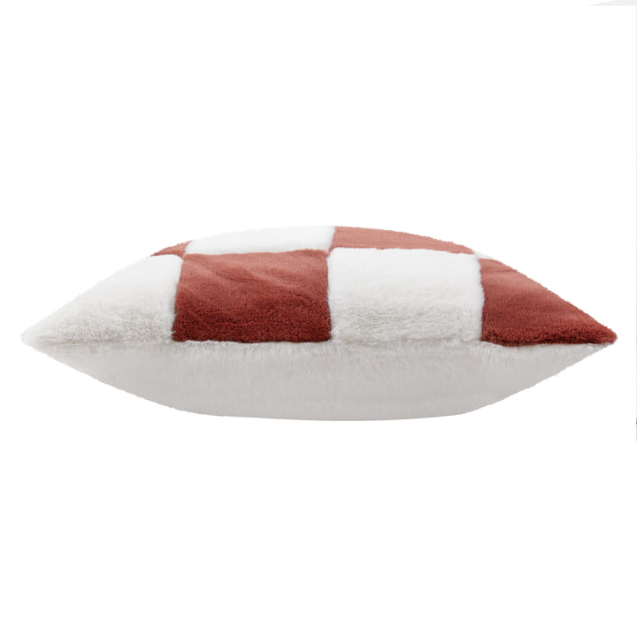 COZEE CHECK 50X50 CUSHION CASE RUSTY