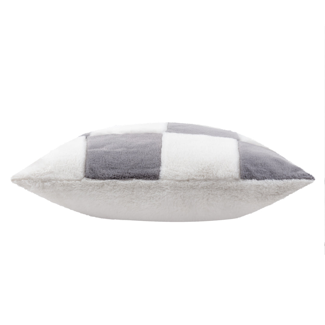 COZEE CHECK 50X50 CUSHION CASE SLATE BLUE