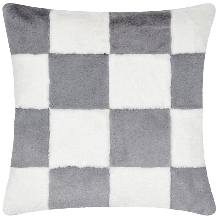 COZEE CHECK 50X50 CUSHION CASE SLATE BLUE