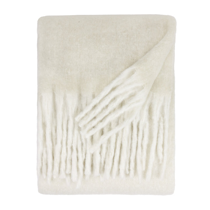 Cozy 140x180 Throw Ecru - image 2
