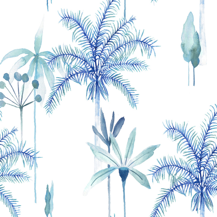 Cozzo Wallpaper Cobalt Sample - image 3