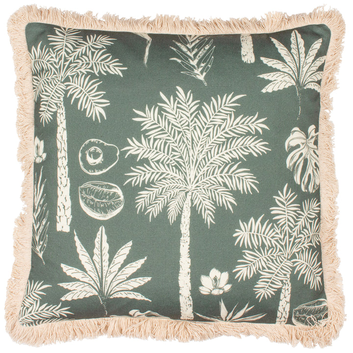 COLONIAL PALM 45X45 CUSHION CASE FOREST