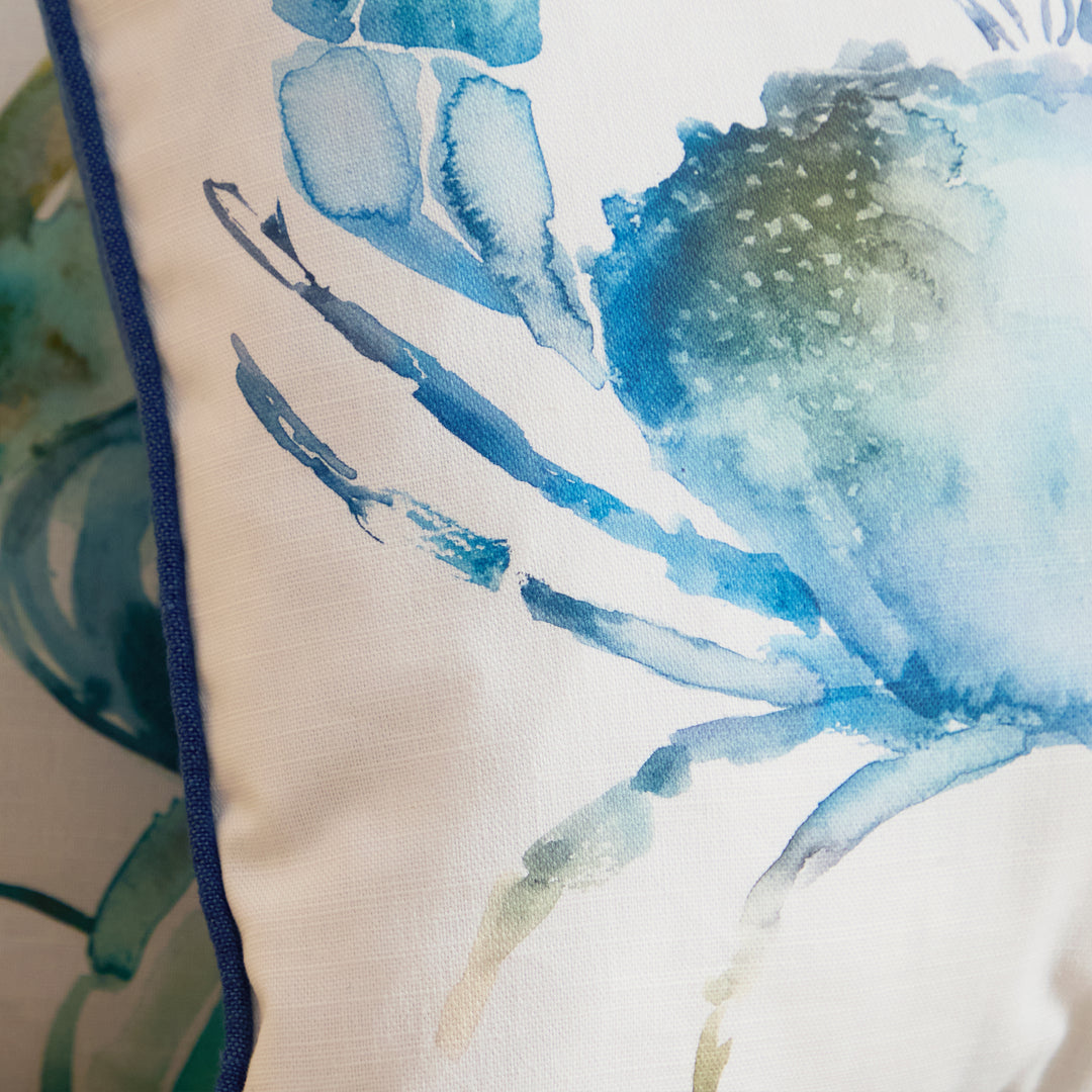CRAB 43X43 CUSHION CASE COBALT