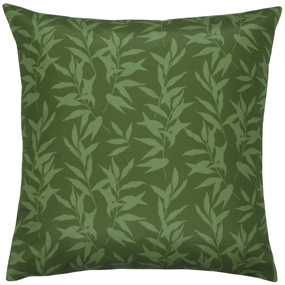 Cranes 43x43 Outdoor Cushion Cover Blush/Forest - image 2