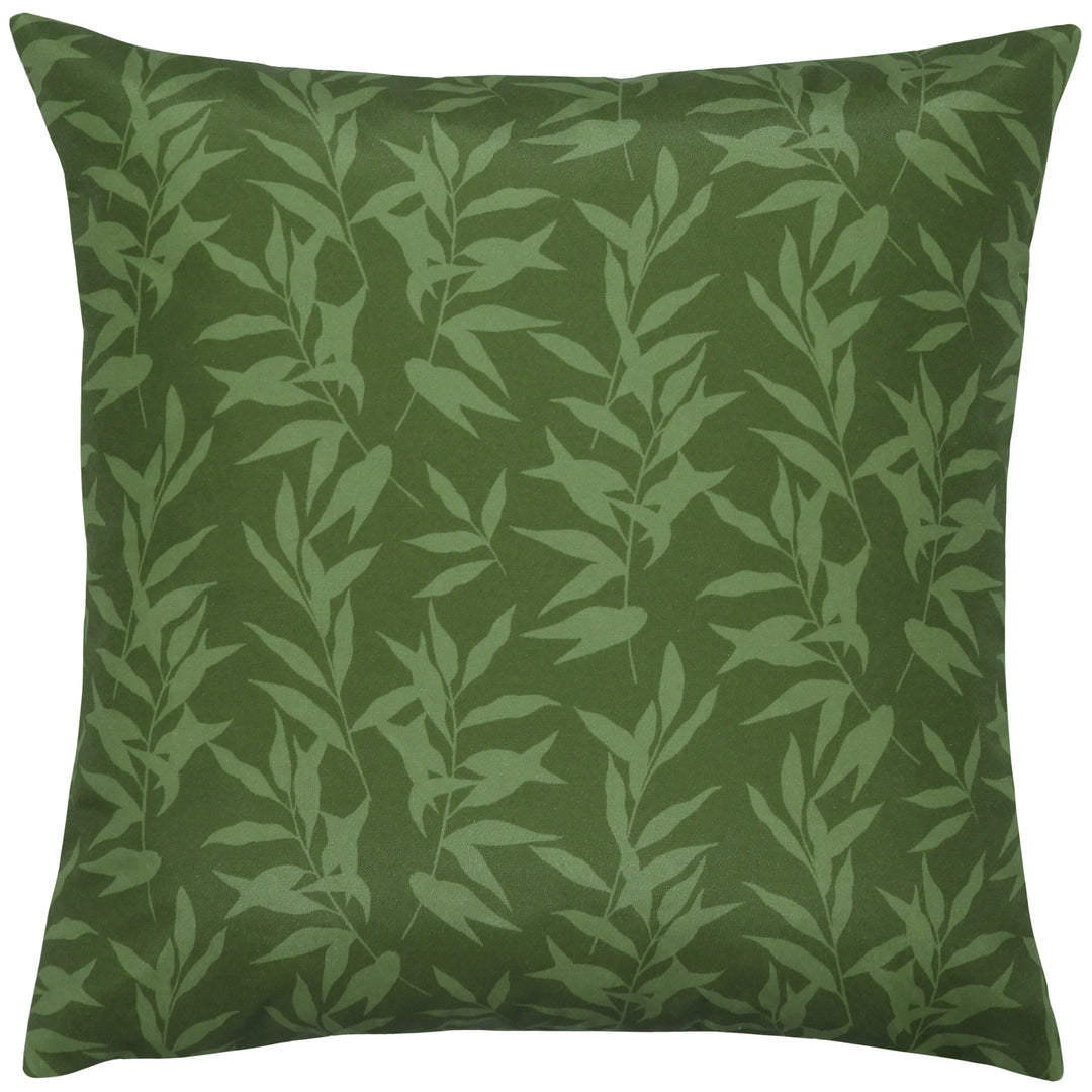 Cranes 43x43 Outdoor Cushion Cover Blush/Forest - image 2