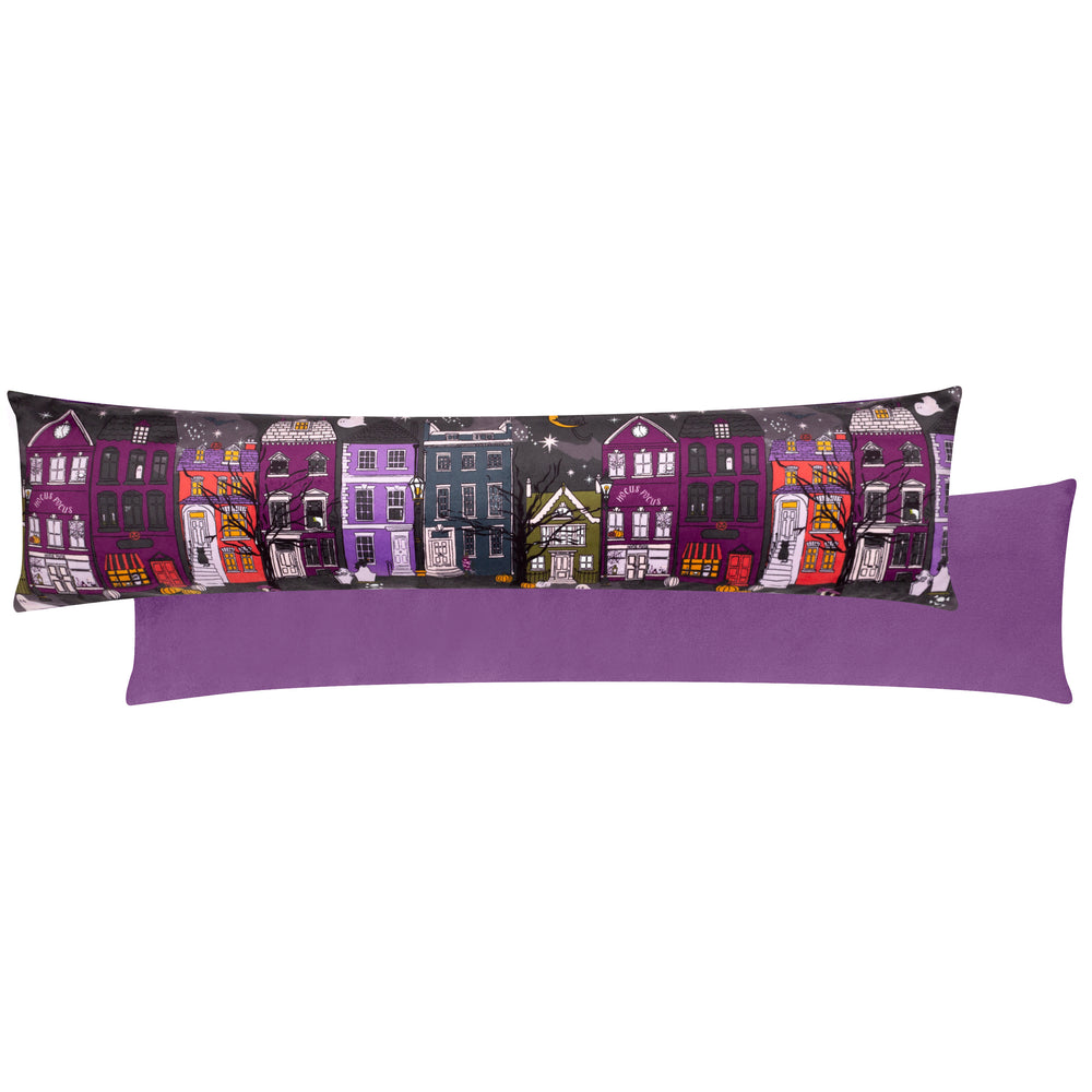 Creepy Town Draught Excluder Charcoal Black - image 2