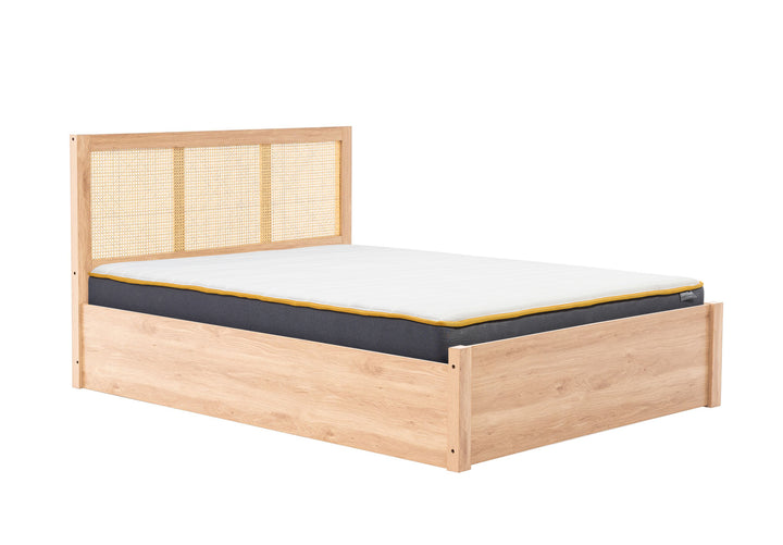 Croxley Ottoman King Rattan Bed