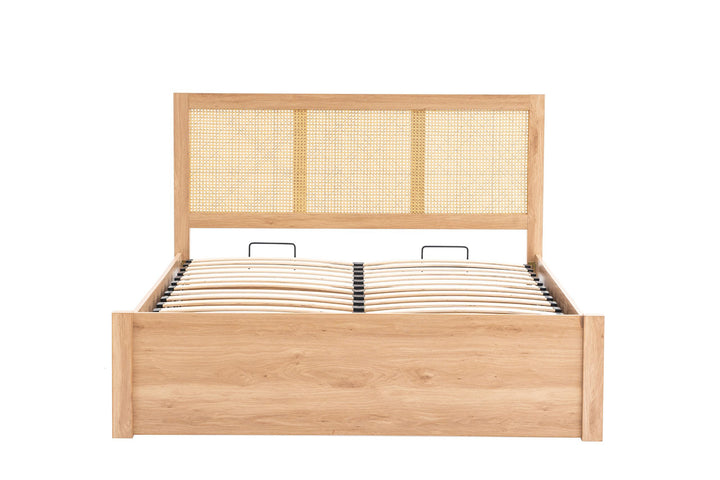Croxley Ottoman King Rattan Bed