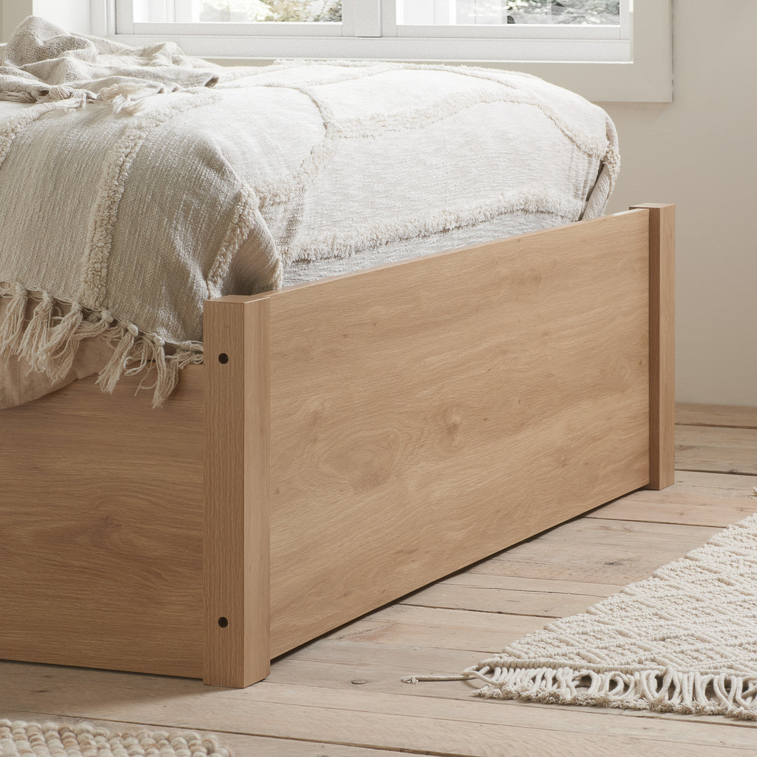 Croxley Ottoman Double Rattan Bed