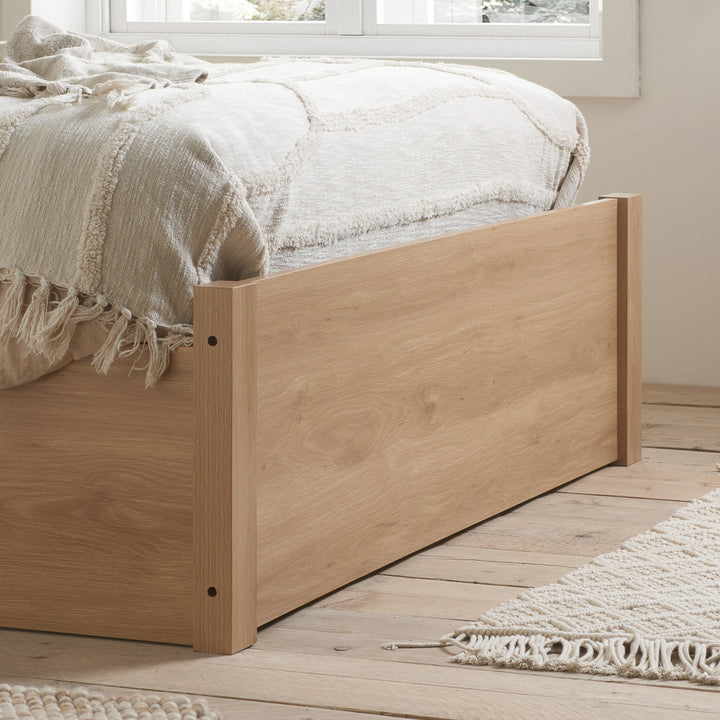 Croxley Ottoman Double Rattan Bed