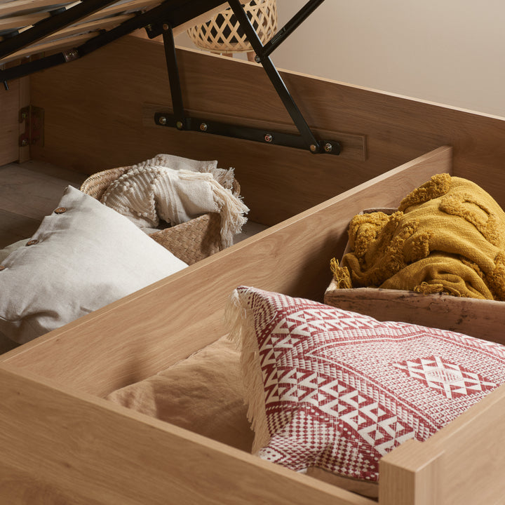 Croxley Ottoman Double Rattan Bed