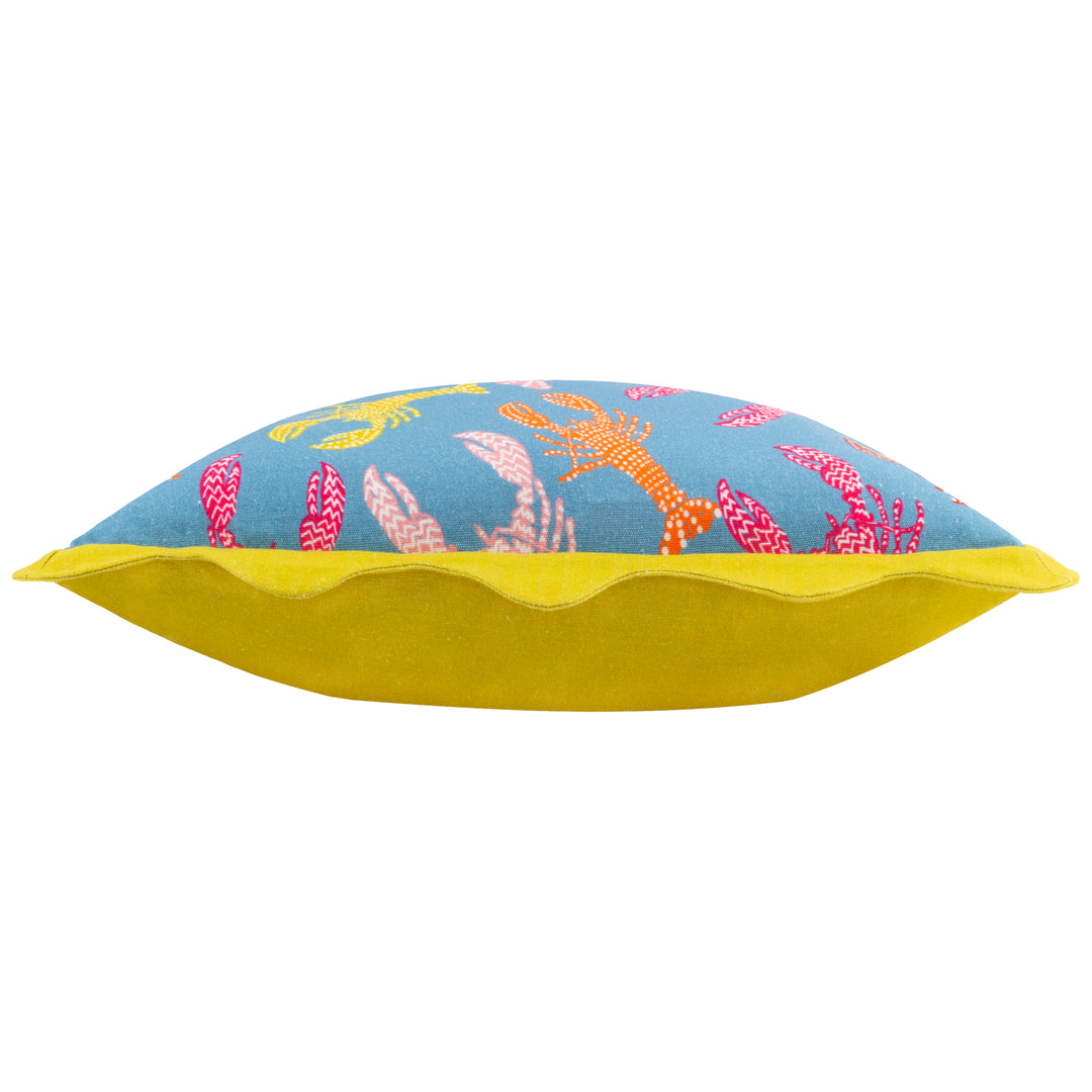CRUSTACEANS 50X50 CUSHION CASE AQUA