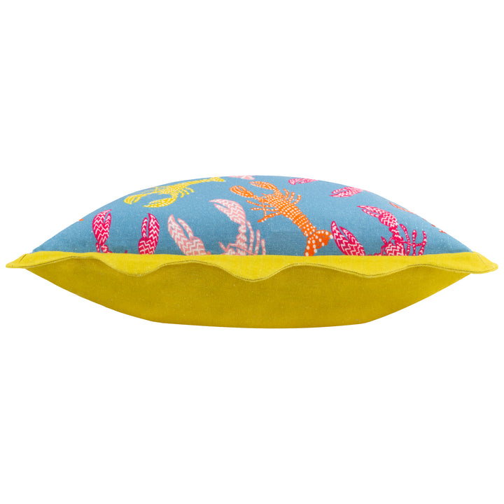CRUSTACEANS 50X50 CUSHION CASE AQUA