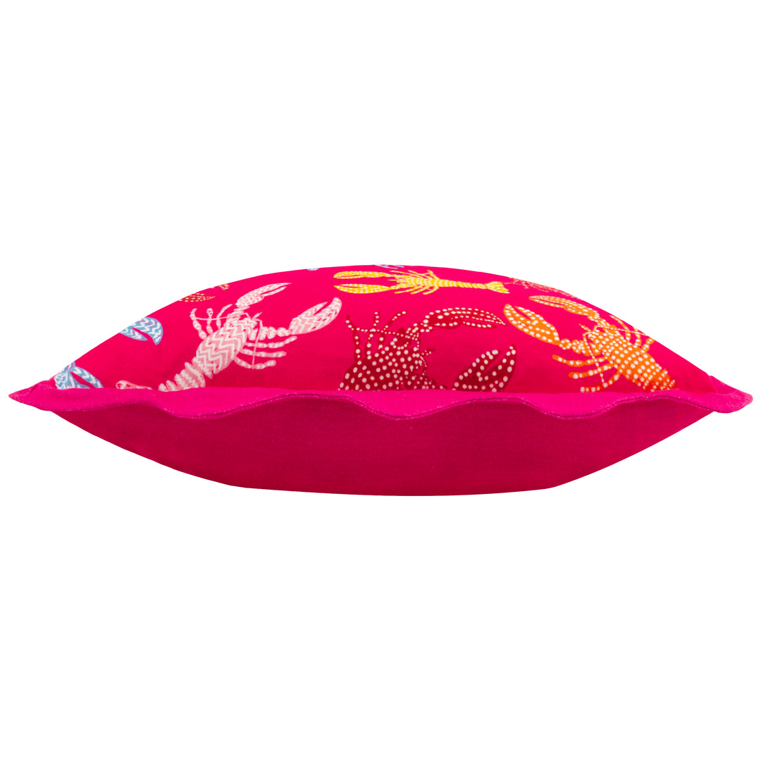 CRUSTACEANS 50X50 CUSHION CASE PINK