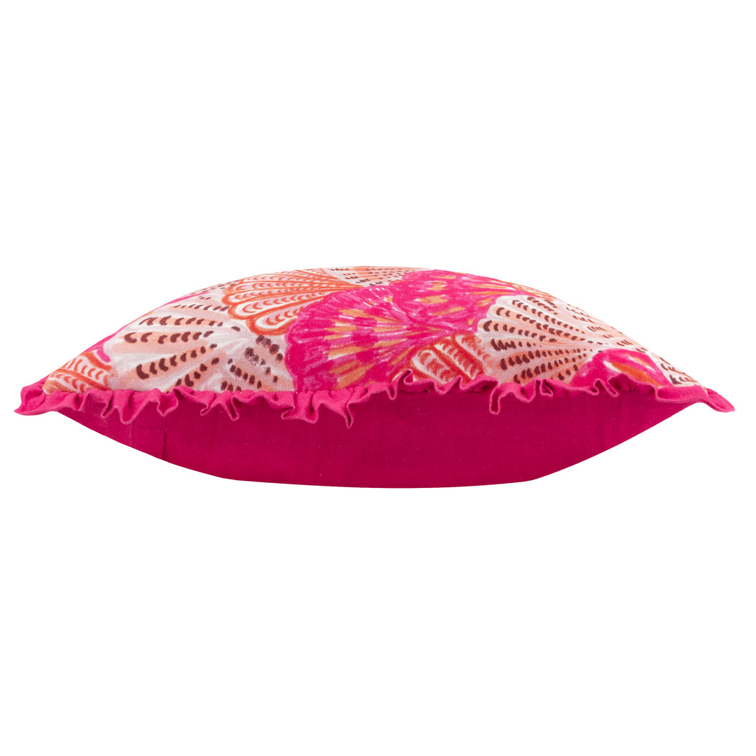 CLAM SHELLS 50X50 CUSHION CASE PINK