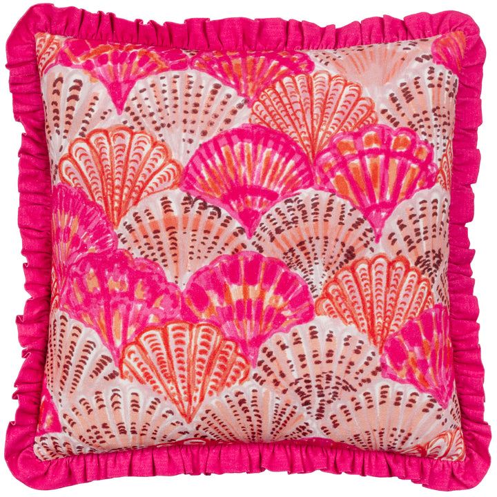 CLAM SHELLS 50X50 CUSHION CASE PINK