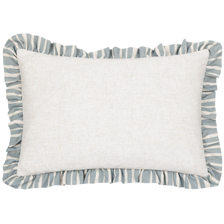 CARMON STRIPE 40X60 CUSHION CASE LINEN/BLUE