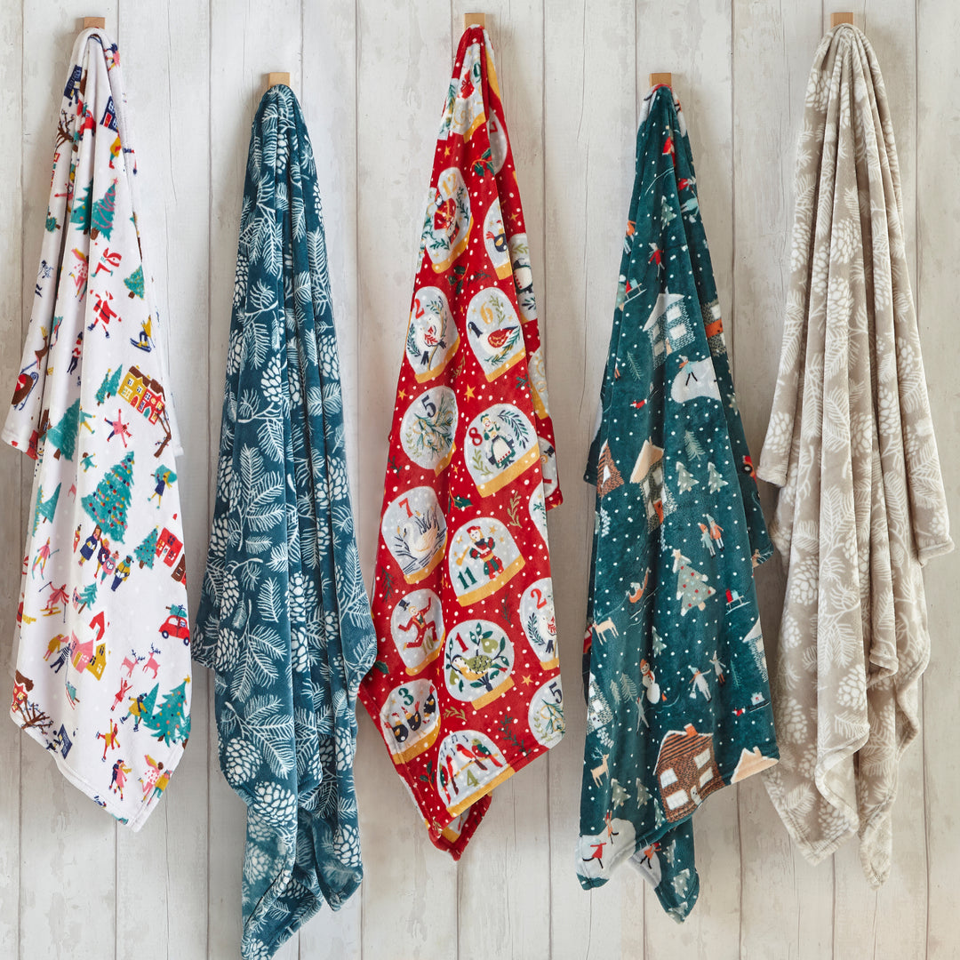 CHRISTMAS TOGETHER 130X150 THROW MULTI