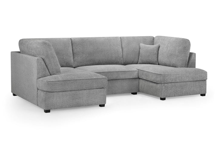 Carnaby Sofa Boucle Grey U Shape Corner