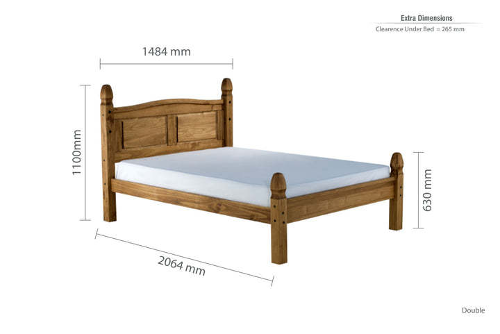 Corona Low End Double Bed